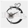 Giallobus - Orologio da Parete Adesivo Modulare Geotime - Home - Legno Mdf - Geotime - 09G_Drift - Orologio da parete moderno - Numeri adesivi 3d - Costruzione modulare