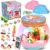 Withosent Sirena Luce Notturna Bambini, DIY Kit Lavoretti Creativi per Bambini con Telecomando, Lampada Lavoretti Regalo di Compleanno per Ragazze Ragazzi di 3 4 5 6 7 8 anni