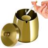 Litimkat Posacenere, Posacenere da Esterno,con Coperchio (oro)
