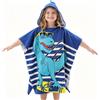 QuidToyzian Asciugamano Cappuccio dinosauri Bambini, Asciugamano dinosauri Bambini, Telo Da Mare Con Cappuccio Per Bambini, Accappatoio Da Spiaggia, Adatto Sia