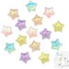 Rainway 15 magneti Frigo 3D stelle colorate, mini magneti carini, magnete decorativo per lavagna magnetica, fissaggio di note e foto, per la decorazione della cucina, casa e ufficio
