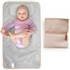 Hamur Home Fasciatoio portatile, impermeabile, 40 x 70 cm, riutilizzabile, lavabile in lavatrice, per avvolgere in viaggio (tinta unita beige)