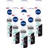 NIVEA Black & White Invisible Active Deodorante Spray Donna, Protezione 72H, Formula 5in1, Azione Anti-Macchie, 200 ml (6)