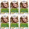 Palette 6 palette Naturals colori permanenti per capelli 8-0 biondo chiaro per capelli senza ammoniaca, colorazione fino al 100% copertura grigia formula vegana, 0% silicone 115 ml (confezione da 6)