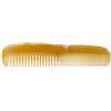 BARTHA Pettine in vero corno naturale, fatto a mano, antistatico, delicato sui capelli, pettine naturale di alta qualità, per uomo e donna, pettine tascabile da 11 cm