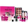 FantasyDay Set di Trucchi Donna, FantasyDay Kit Trucco Make Up Completo Cosmetico Starter Kit Adventskalender 2025 Xmas Makeup Gift Set con Correttore Rossetti Lucidalabbra Palette Ombretti Mascara Trousse Fard