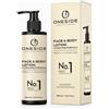one side professional ONESIDE Face & Body Lotion No.1 Men 400 ml - Lozione corpo uomo, crema idratante viso e corpo, crema viso idratante uomo - lozione corpo per pelle secca - idratazione 24h
