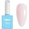 FZANEST Hema-Free Rubber Base Builder, gel per unghie, colore rosa chiaro, smalto naturale per unghie (rosa chiaro)