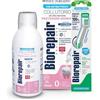 Biorepair, Kit Oral Care con Spazzolino Medium e Collutorio, 500 ml