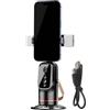 Generisch Treppiede per cellulare, ricaricabile, supporto automatico, portatile, per streaming live, vlogging, registrazione video, chiamate selfie, fotografia, conferenze