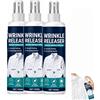 BBASILIYSD 2027 - Spray istantaneo antirughe da 100 ml, leviga le pieghe in pochi secondi, spray portatile per il rilascio delle rughe, formato da viaggio, non si stira, antistatico e fresco, sicuro su lino e