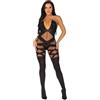 Leg Avenue Illusion 89152 - Supporto per Bodystocking, Taglia Unica, Colore: Nero