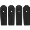 FELTECHELECTR Gommini Maniglia Freno per Sedia a Rotelle 2 Paia Nero in Gomma Accessori Compatibili Modelli Multipli per Uso Quotidiano