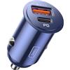 INIU Carica Batteria per Auto, 60W Total Presa Accendisigari USB C PD & QC 3.0 Fast Charging Caricabatterie, Caricatore Auto Compatibile con iPhone 16 15 14 13 12 Pro Max iPad Samsung S23 Tablet, Blu