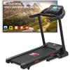 YM TAP 160 Tapis Roulant Elettrico 16 Km/h, INCLINAZIONE AUTOMATICA, 2.5HP (5,5HP Picco) APP Kinomap Zwift BitGym, Sensore Cardiaco, Pieghevole, Audio Bluetooth + Speaker, 16 programmi, Ruote