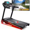YM TAP180 PRO Tapis Roulant Elettrico Professionale 22 km/h, APP ZWIFT e KINOMAP, Peso Utente 150 kg, Inclinazione Automatica, Fascia Cardio + Tappeto + Ruote, Garanzia e Assistenza Italia, NEW 2026