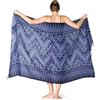 PANASIAM Pareo Kiowa - Donna & Uomo - L & XXL Pareo - Copricostume | Sarong multifunzione come gonna a portafoglio, abito da spiaggia, copricostume, 100% viscosa, Pareo XL, Telo mare, Telo sauna