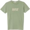 Rifle jeans and jackets T-Shirt da Uomo Manica Corta 100% Cotone Taglie Forti Leggera Rifle 3X 4X 5X 6X (5XL - Oliva)