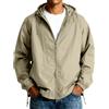 DUHGBNE Giacca Uomo Primaverile Giacca Mezza Stagione Uomo Giubbotto Leggero Lunga Maniche con Zip Casual Giubbotto Estivo e Tasche Bomber Jacket con Cappuccio Antivento Sportiva Giubbino