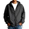 DUHGBNE Giacca Uomo Primaverile Giacca Mezza Stagione Uomo Giubbotto Leggero Lunga Maniche con Zip Casual Giubbotto Estivo e Tasche Bomber Jacket con Cappuccio Antivento Sportiva Giubbino