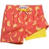 maamgic Costume da Bagno Bambino 2 in 1 Asciugatura Rapida con Slip Interno | morbido anti-sfregamento, stretch 4 vie, traspirante, 3 tasche drenanti, coulisse regolabile, fantasie vivaci e accattivanti