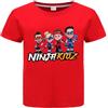 Forlcool Ninja Kids T-Shirt Ragazzi Ragazze Manica Corta Bambini Estate Cotone Top Tee