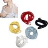 PurpleYu Halter Neck Bra cinghie di ricambio costume da bagno costume da bagno Self Tie-nodo regolabile staccabile cinghie reggiseno di ricambio