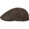 Stetson Texas Coppola Pelle Uomo Gatsby Piatto Berretto Foderato Estate Inverno