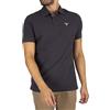 Barbour Uomo Polo in piqué di Tartan, Navy/Dress Blue, 3XL