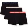 Calvin Klein Uomo Pantaloncini Boxer Confezione da 3 con Fascia con Logo