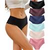 Sth Big Mutande Donna Senza Cuciture Vita Alta Slip Microfibra Intimo Sexy Multipla Culotte Underwear Invisibili Mutandine Donna Briefs Pacco da 6
