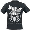 Judas Priest Angel Headshot Uomo T-Shirt Nero 100% Cotone Regular