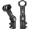 DUANSIYU Attacco Manubrio MTB 1 Pz Attacco Manubrio Regolabile Power Bike Tavolo 90-180 Gradi Prolunga Bicicletta 25.4/31.8mm(25.4x100mm)