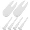 DIYEAH Air Plug Kit e Yoga Balls Replacement Parts in plastico Bianco, 1 Set, Ampia compatibilità, per palloni gonfiabili e Pilates