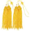 CORHAD 2 Pezzi Nappa per Taichi in Stile Tradizionale Cinese, Decorazione Elegante Giallo Nodo Cinese e Design Sicuro per Allenamenti e Competizioni