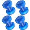 WRITWAA 4 Pezzi Tappo Tubo Trampolino in Pp Blu, Cappuccio a Colonna per Palo della Rete di Sicurezza, per Uso Domestico e Outdoor, Riutilizzabile