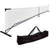 Harilla Outdoor Sports Net Rete Pickleball Portatile Rete Allenamento Rete Pratica Rete Torneo con Telaio Metallico E Base Scorrevole per Stabilità E