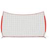 Fonowx Rete Sportiva Portatile Deflettore Allenamento Rebounder Telaio Metallo Nero Gambe Angolate Maglia Resistente Trazione Adatta per Esercizi All'aperto, 10 20FT