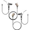LongTing Set freni a disco idraulici E-Bike MTB a 4 pistoni, rotori da 160 mm