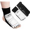 Langray Pie Protector Taekwondo Tobillera Soporte Protección Equipo de Entrenamiento de Boxeo MMA Saco de Boxeo Karate Artes Marciales Kickboxing Kung Fu (XS)