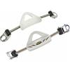 Baoblaze Diving Fin Spring Strap Cinghia Molla Sub Cinturino Tallone Accessorio in Acciaio 304 con EPDM Morbido Regolazione Automatica Compatibilità Universale , White , 33