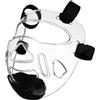LALADEFIEE Casco Protettivo per Viso Staccabile in Plastica Temperata | Taekwondo e Kickboxing, Non Ostacola L'udito, Ampia Copertura,, Uso Training