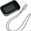 HOMSFOU Contapassi Portatile in Plastica Clip per Cintura e Cordino da Esterno, Facile da Usare per Camminare e Monitorare Passi e Distanza