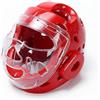 SheerFaring Casco Taekwondo Protettivo Integrale con Visiera Trasparente Casco Arti Marziali Paracolpi Testa Protezioni Orecchie Materiale Poliuretano NBR