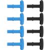 SUPVOX 4 Pezzi Impugnatura a T per Pagaia da Sup e Canottaggio, Materiale Pe Resistente, Adatta a Diametro Interno 23mm, per Uscite Ricreative e Gare Professionali