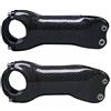 DUANSIYU Attacco Manubrio MTB 1 PCS Attacco Manubrio della Bicicletta in Fibra di Carbonio for Bici da Strada MTB Ciclismo Parti Montagna Lucido 3 K Angolo Finitura 6/17 Gradi(6 Degree 120mm)