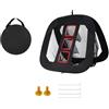 ZEPFJHE Setup 3 Sezione Golf Practice Net per Indoor Outdoor | Tessuto Oxford resistente per tutti i livelli di abilità, con sezioni multiple per migliorare la precisione