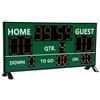 Jeffergarden Tabellone Segnapunti Elettronico con Telecomando, Display | Costruzione in ABS/lega di Alluminio, Supporto da Tavolo o da Parete, Basket, Calcio, Pallavolo, Baseball, Tennis