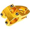 GLEAVI STEM Manubrio Bike in Lega di Alluminio Oro, Prolunga Corta per Bici da Strada con Installazione Facile