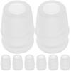 Toddmomy Bocchino di Ricambio Valvola Bite in Silicone per Borraccia Sportiva 8 Pezzi Ugello Morbido, Foro Interno 1cm, per Borracce e Hydration Pack, per Corsa e Ciclismo